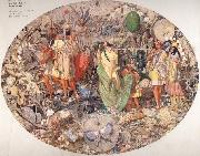 Richard  Dadd Contradiction:Oberon and Titania USA oil painting artist